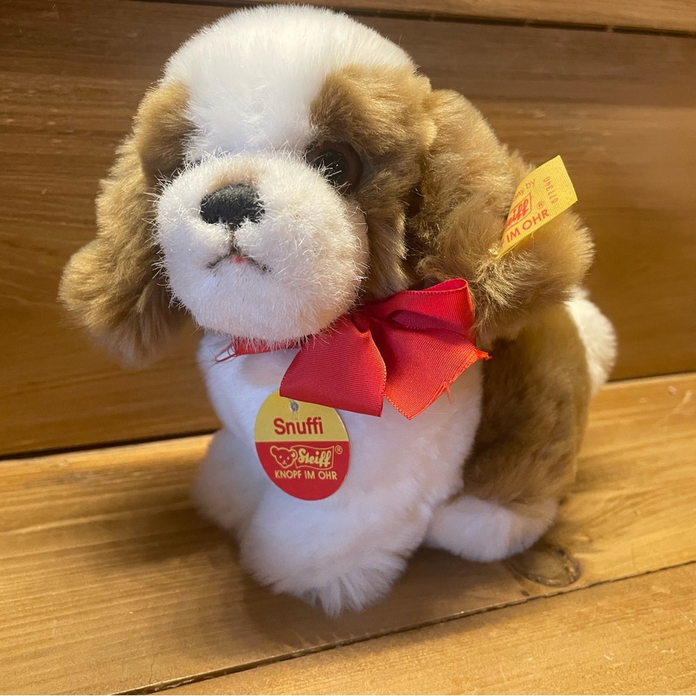 Steiff Dog Snuffi Cute Small Dog Vintage Good Condition